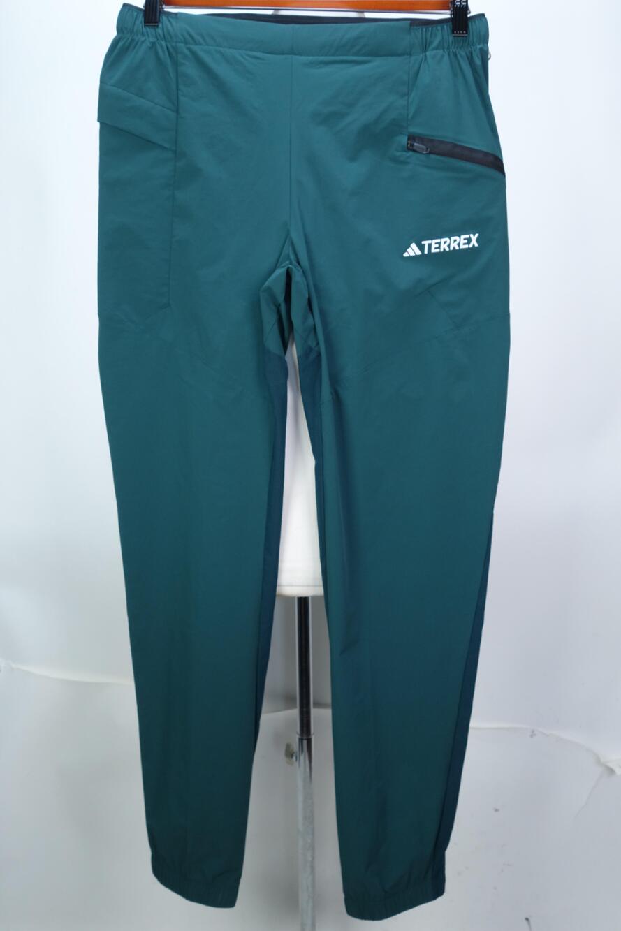 Adidas Terrex Xperior LT P Pants Mens Medium Green Trail Running Jogger JM7403